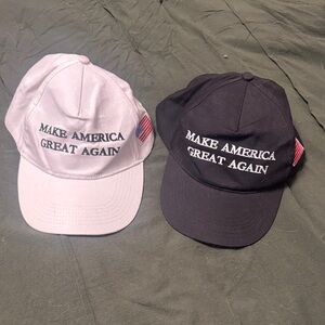 White and Black 'Make America Great Again' Caps